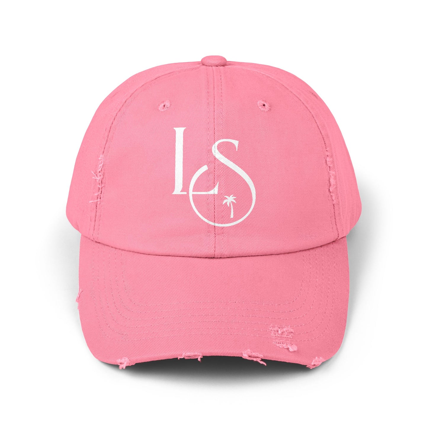 Monogram Distressed Cap