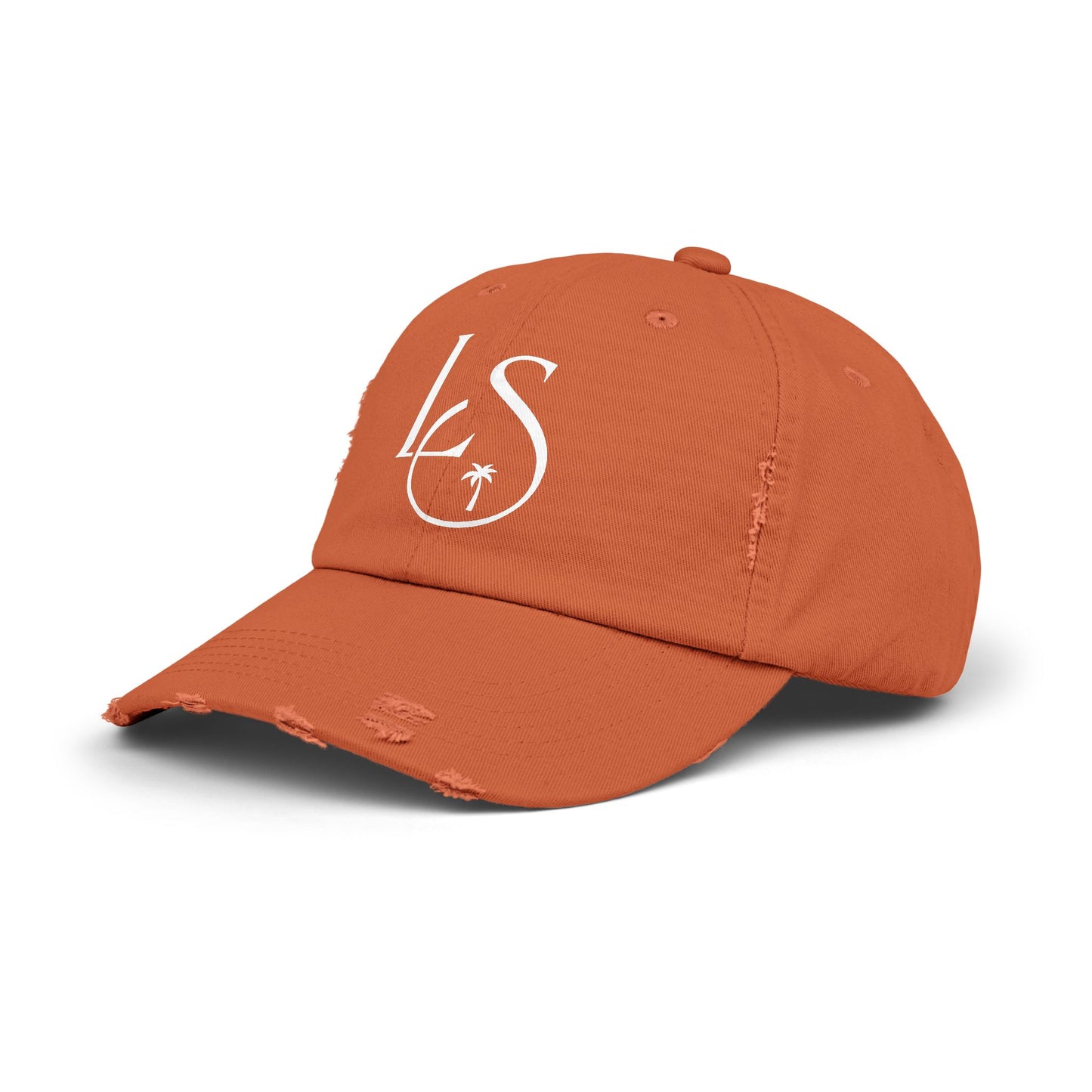 Monogram Distressed Cap