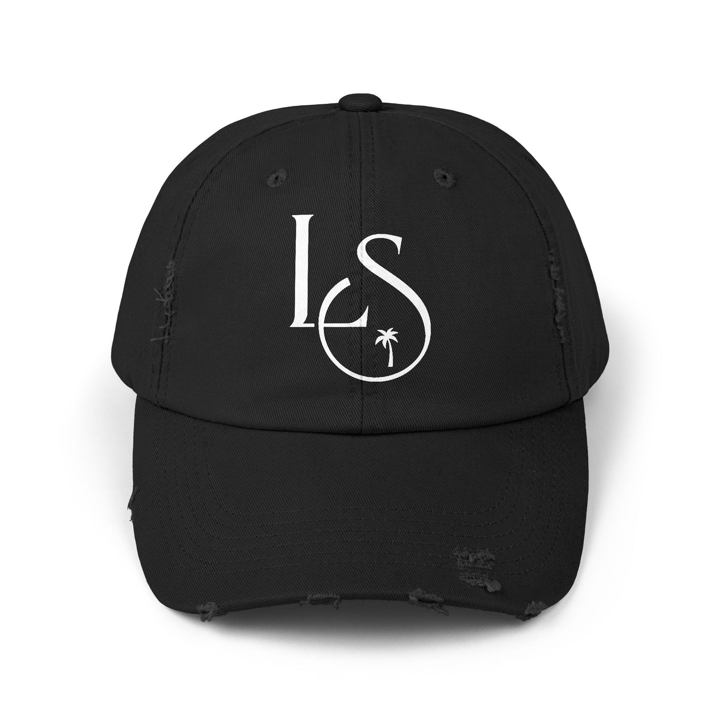 Monogram Distressed Cap