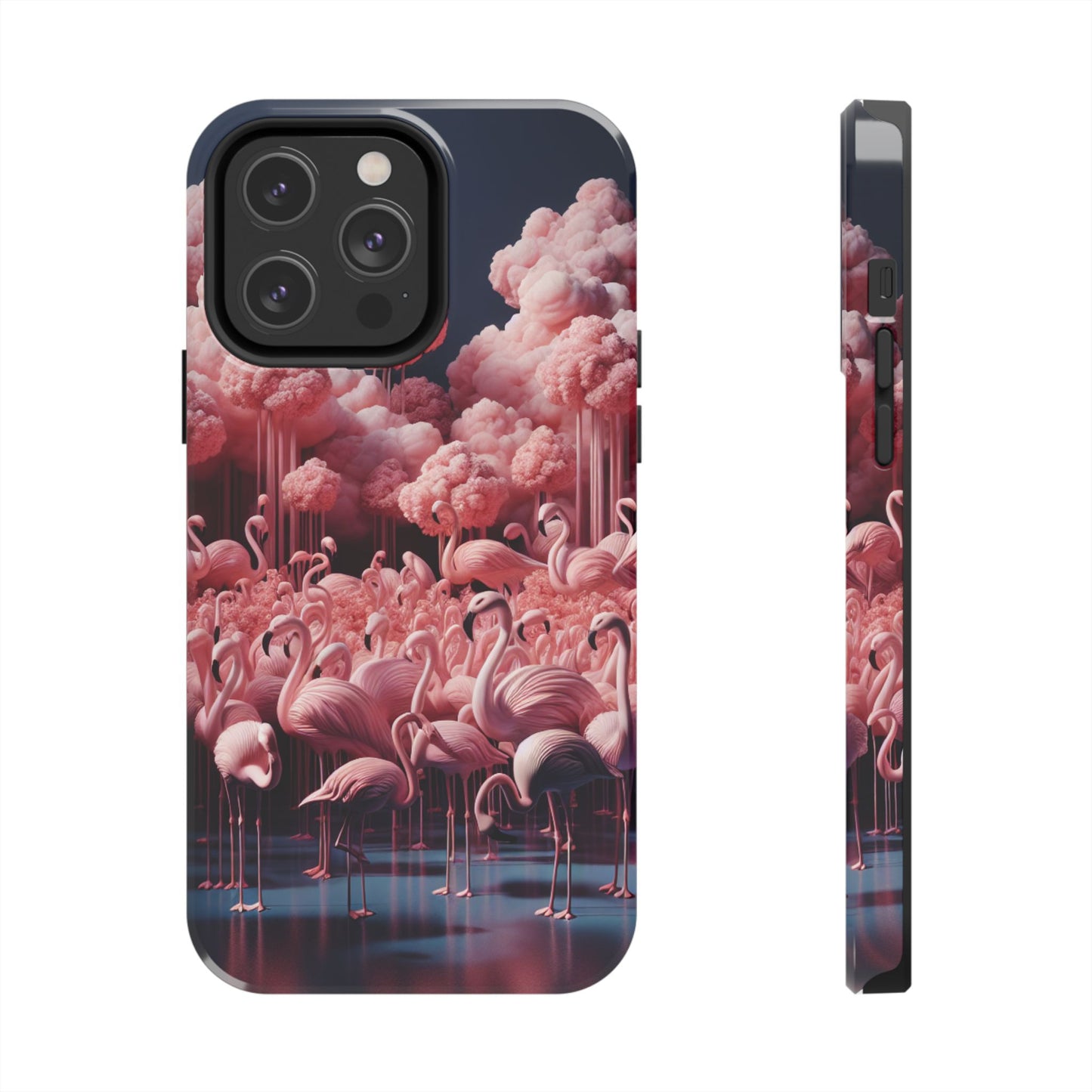 Phone Cases - Pretty Pink Flamingos Design