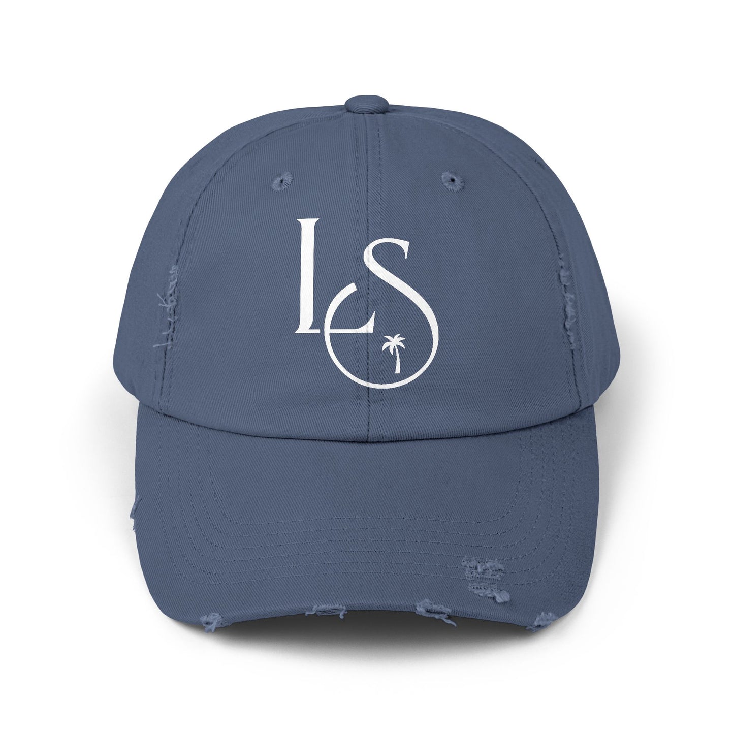 Monogram Distressed Cap