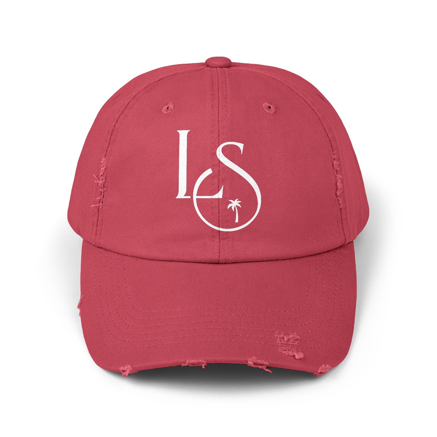 Monogram Distressed Cap