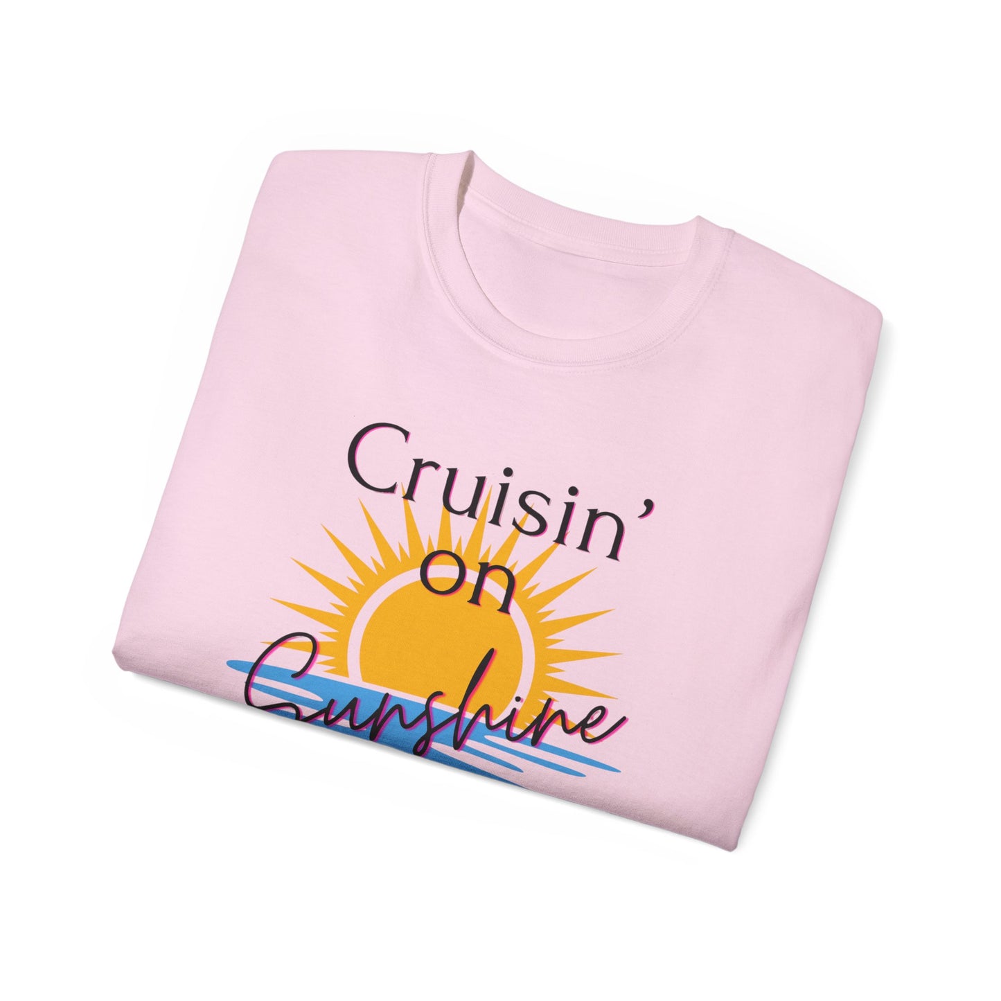 Cruisin' on Sunshine Unisex Ultra Cotton Tee - Perfect for Cruise Vacations