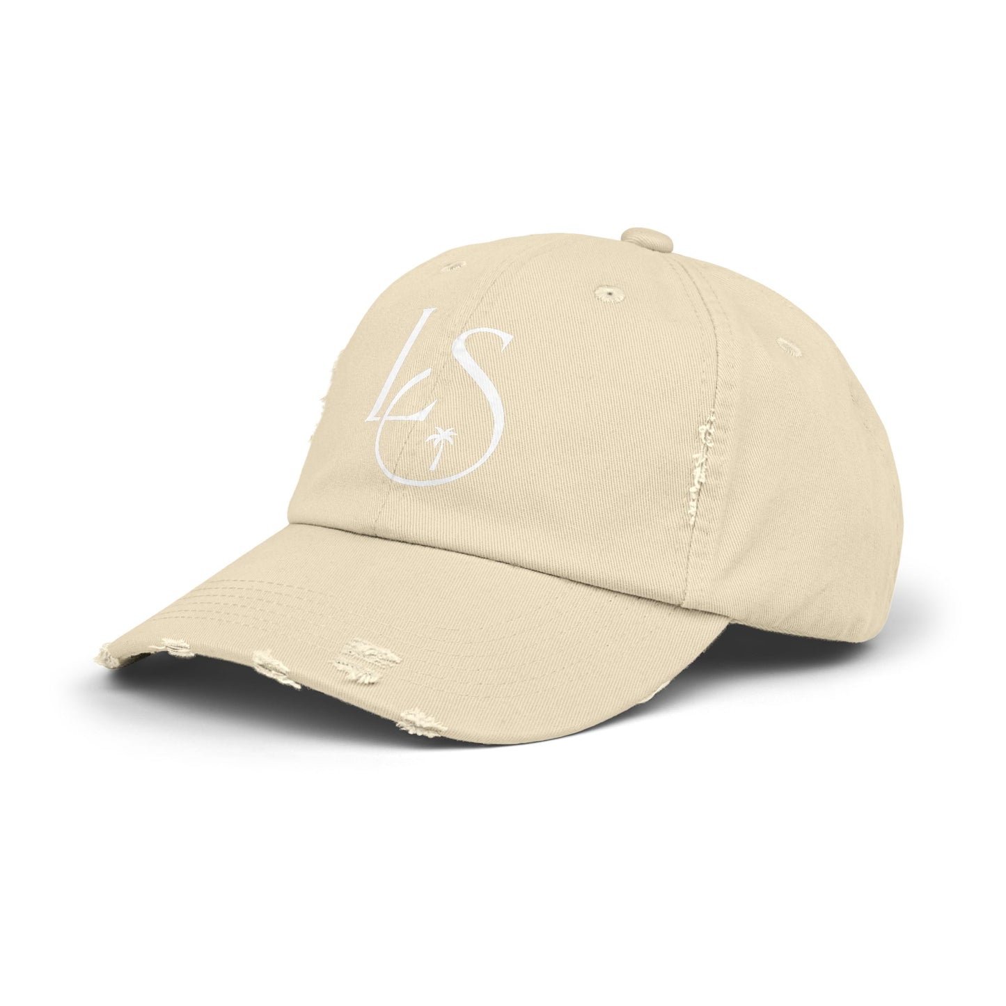 Monogram Distressed Cap