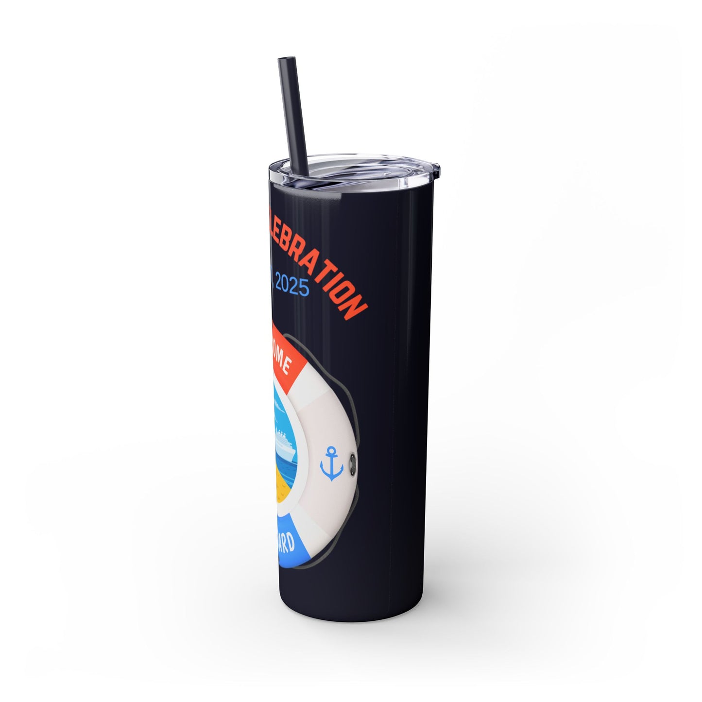 Personalized Tumbler with Straw - 20oz Cruise Theme