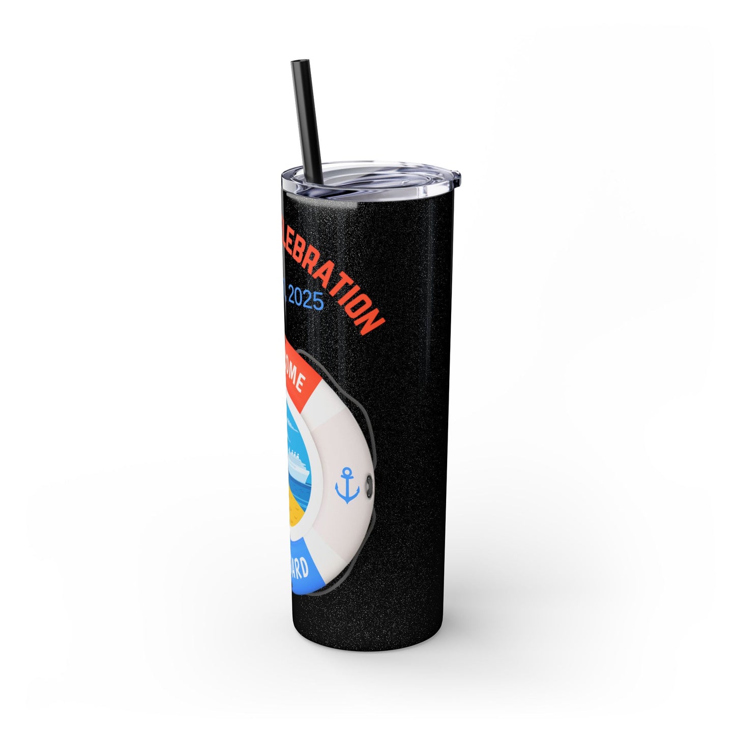 Personalized Tumbler with Straw - 20oz Cruise Theme