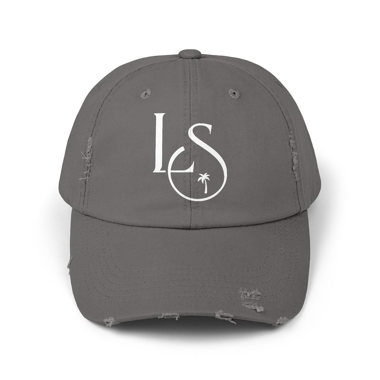 Monogram Distressed Cap
