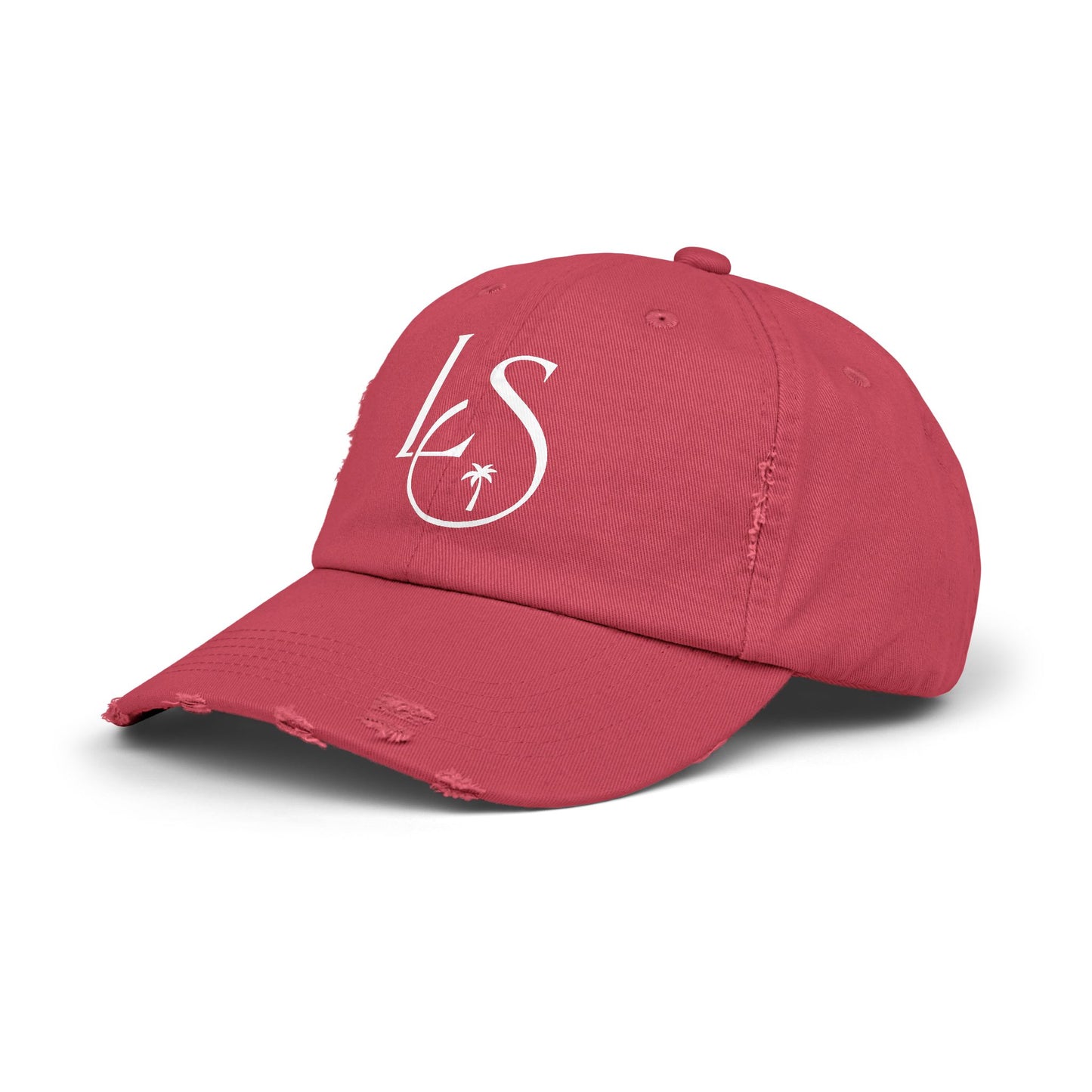 Monogram Distressed Cap