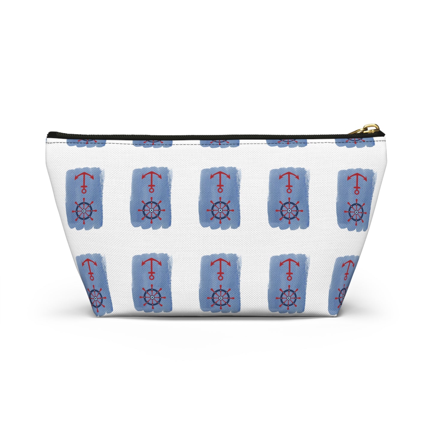 Nautical Anchor Accessory Pouch - Cute Travel Cosmetic Bag