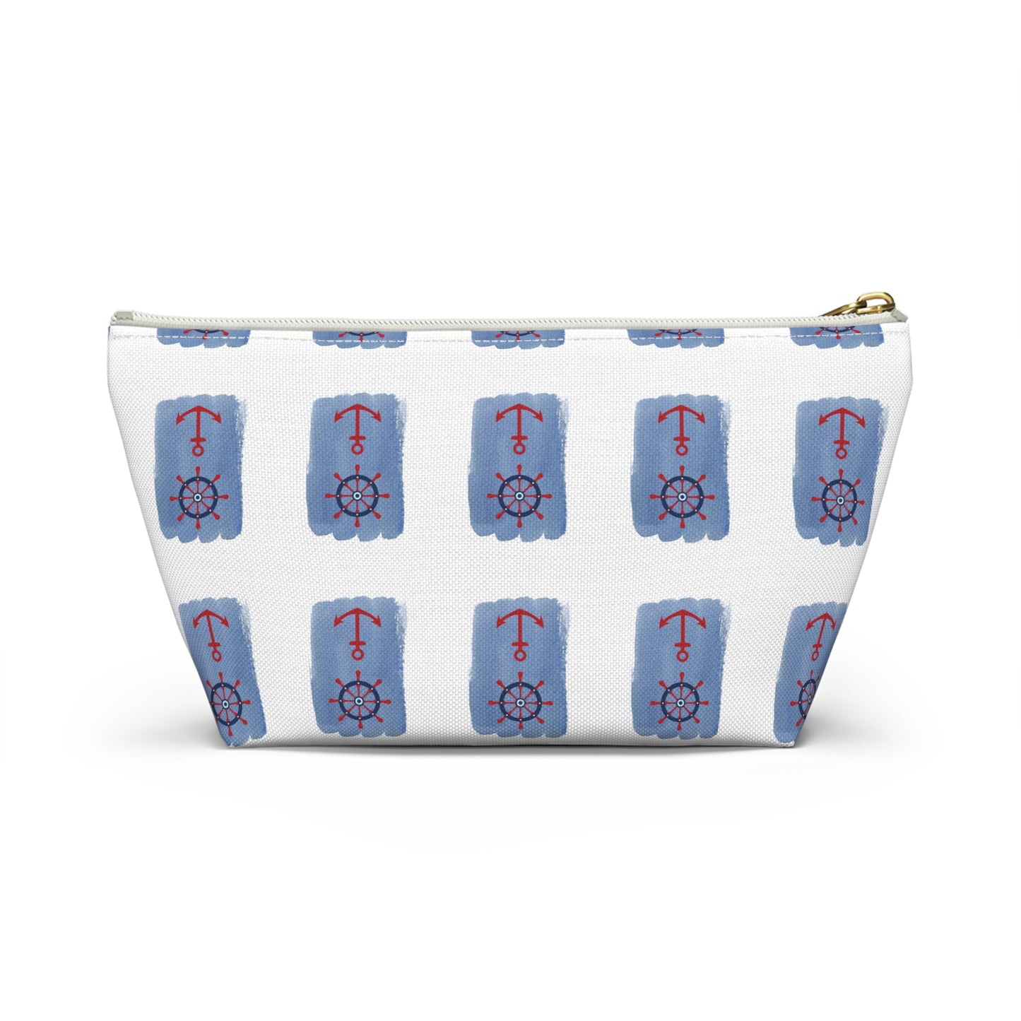 Nautical Anchor Accessory Pouch - Cute Travel Cosmetic Bag