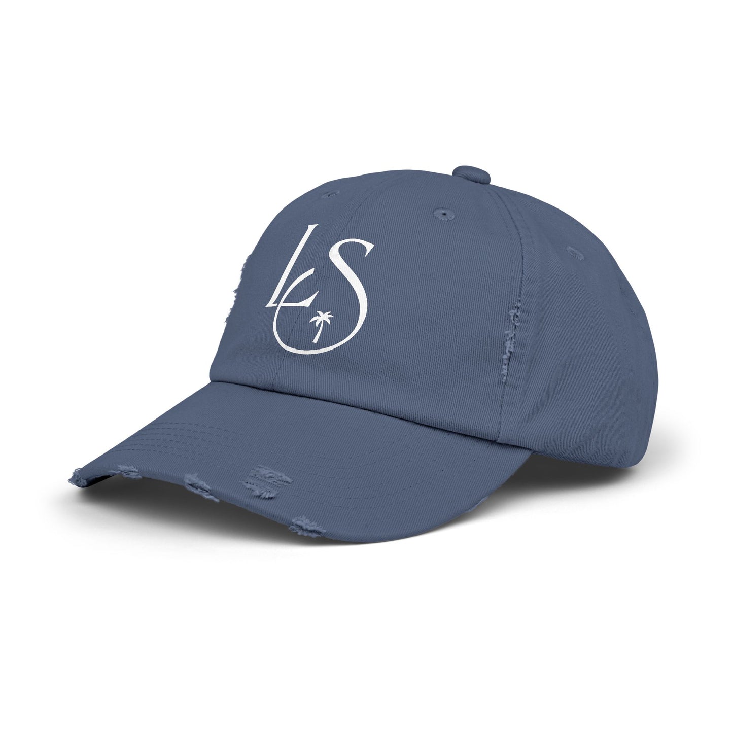 Monogram Distressed Cap