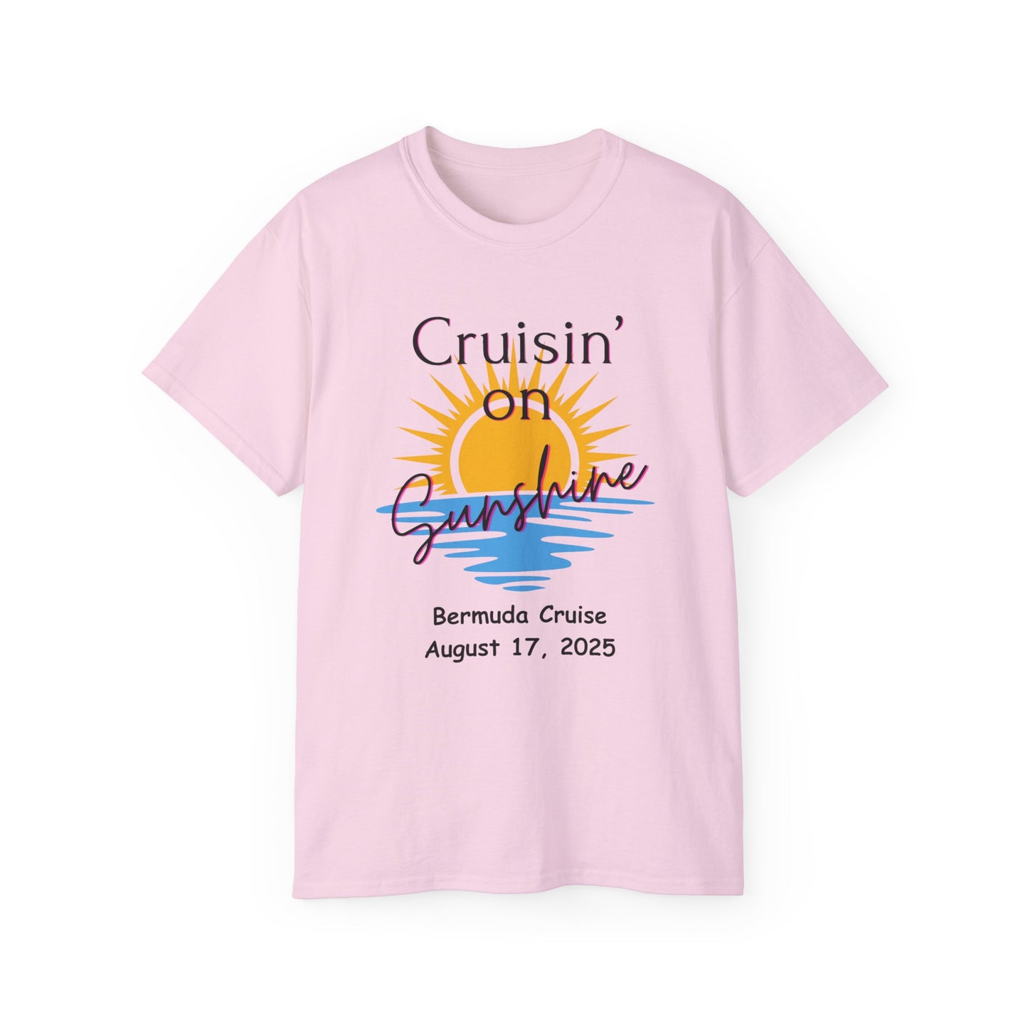 Cruisin' on Sunshine Unisex Ultra Cotton Tee - Perfect for Cruise Vacations