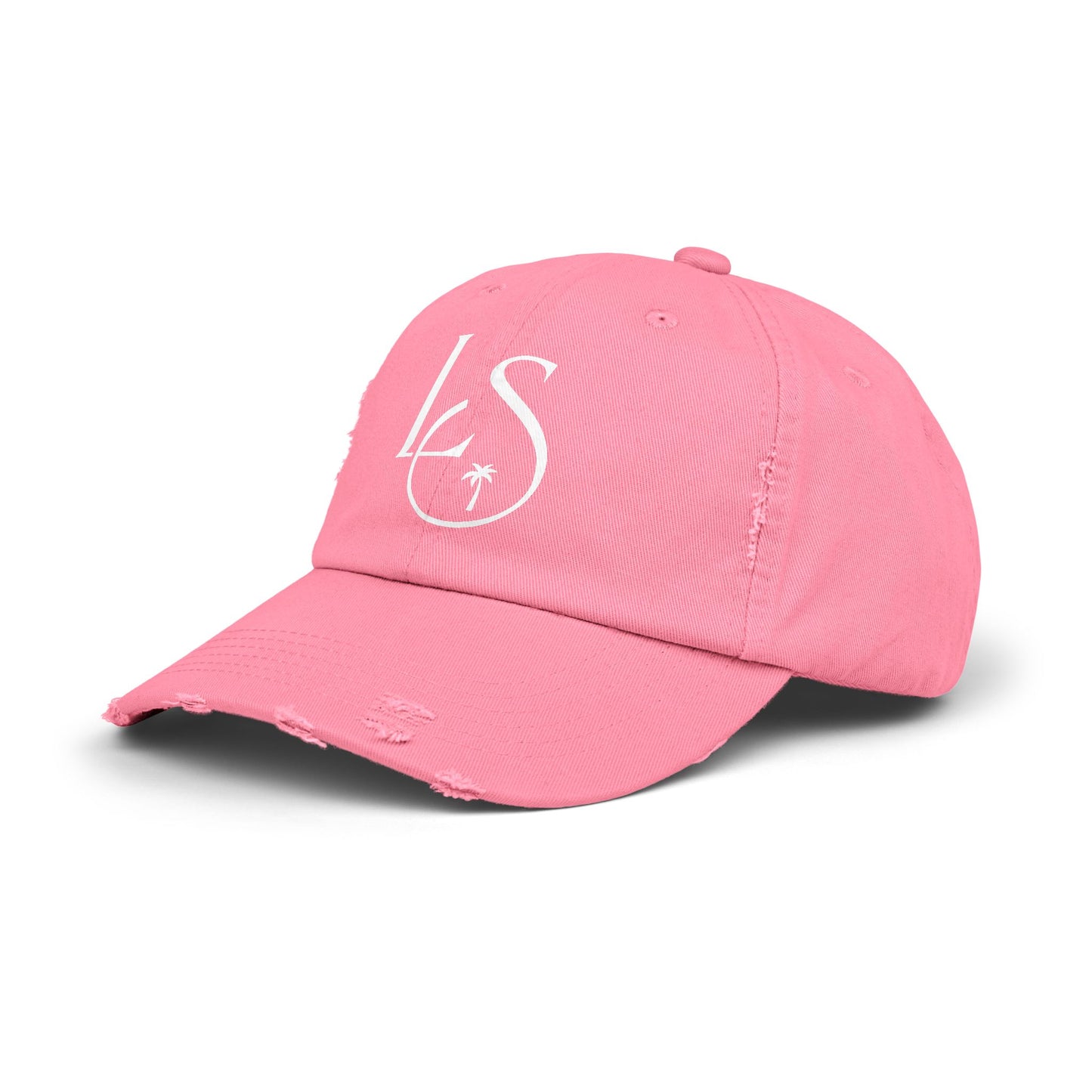 Monogram Distressed Cap