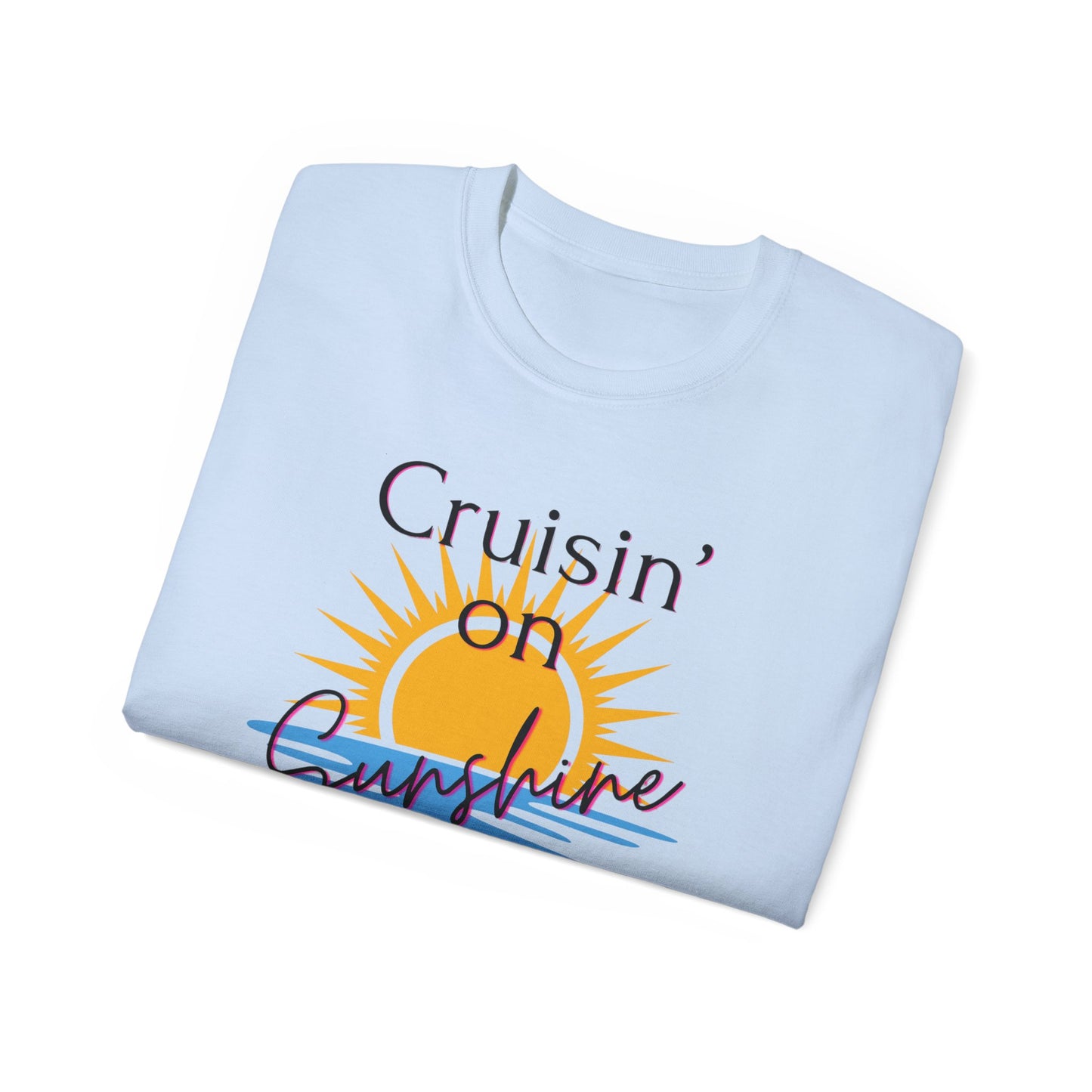 Cruisin' on Sunshine Unisex Ultra Cotton Tee - Perfect for Cruise Vacations