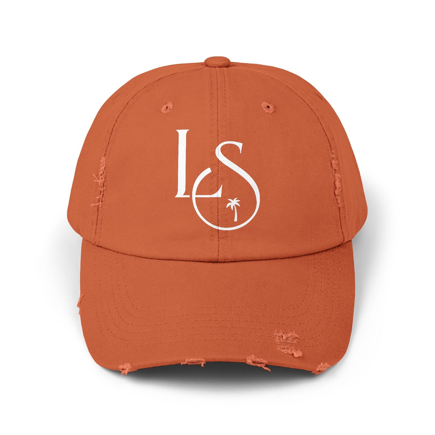 Monogram Distressed Cap