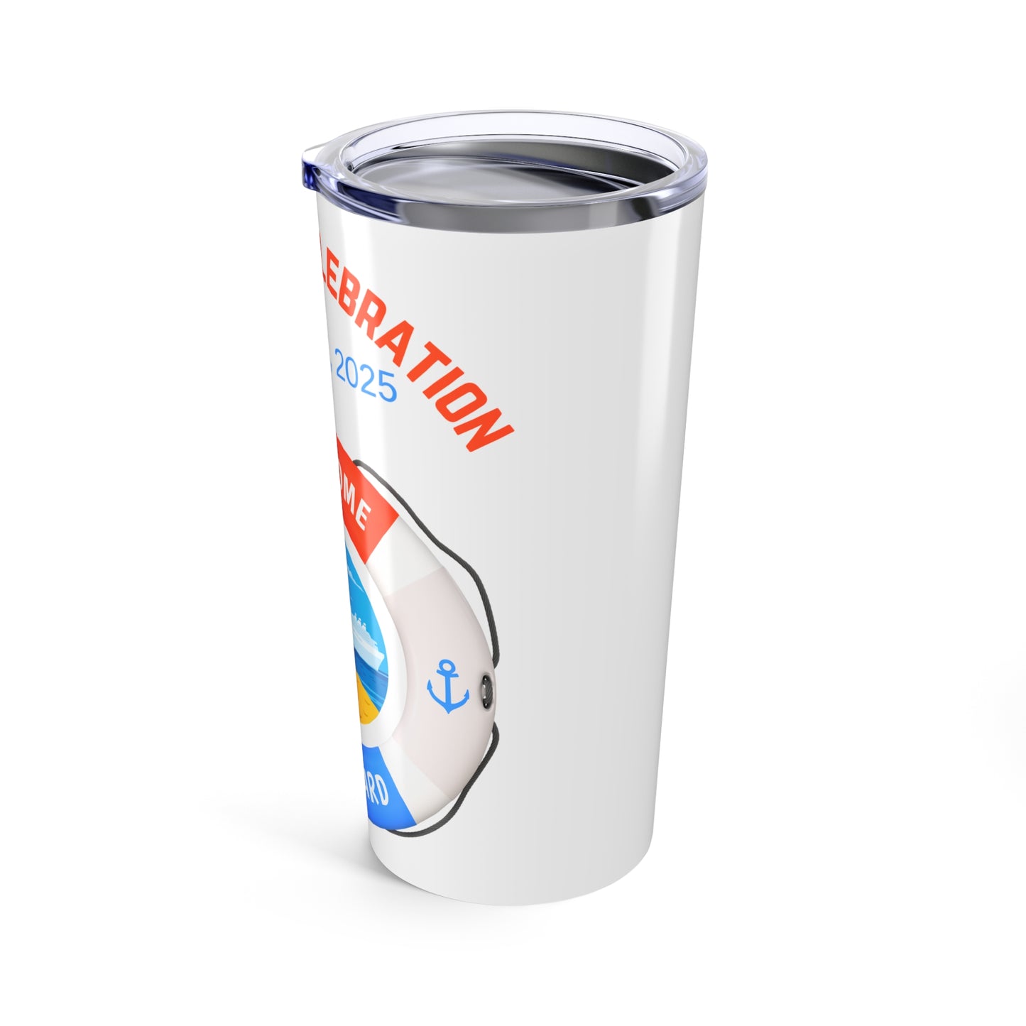 Personalized 20oz Cruise Tumbler - Welcome On Board