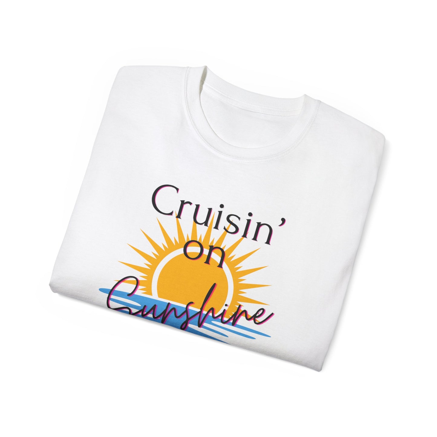 Cruisin' on Sunshine Unisex Ultra Cotton Tee - Perfect for Cruise Vacations