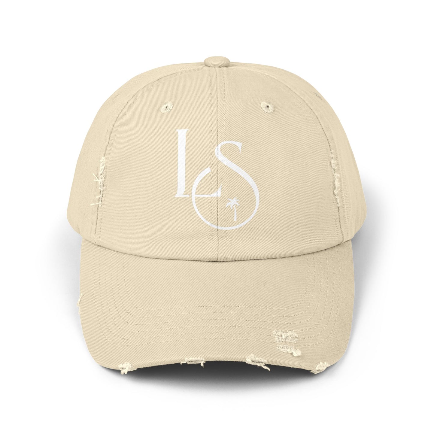 Monogram Distressed Cap