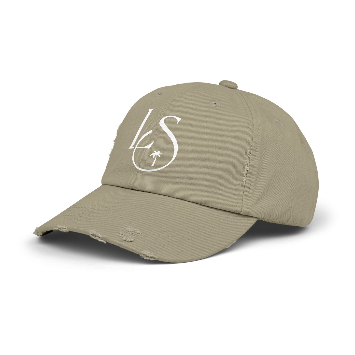Monogram Distressed Cap