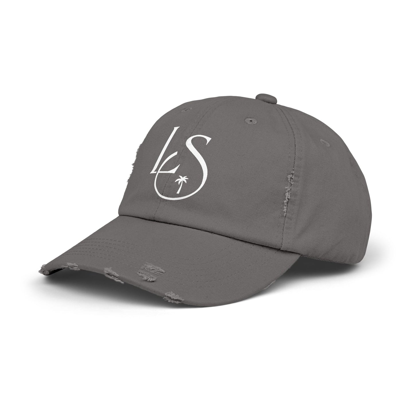 Monogram Distressed Cap
