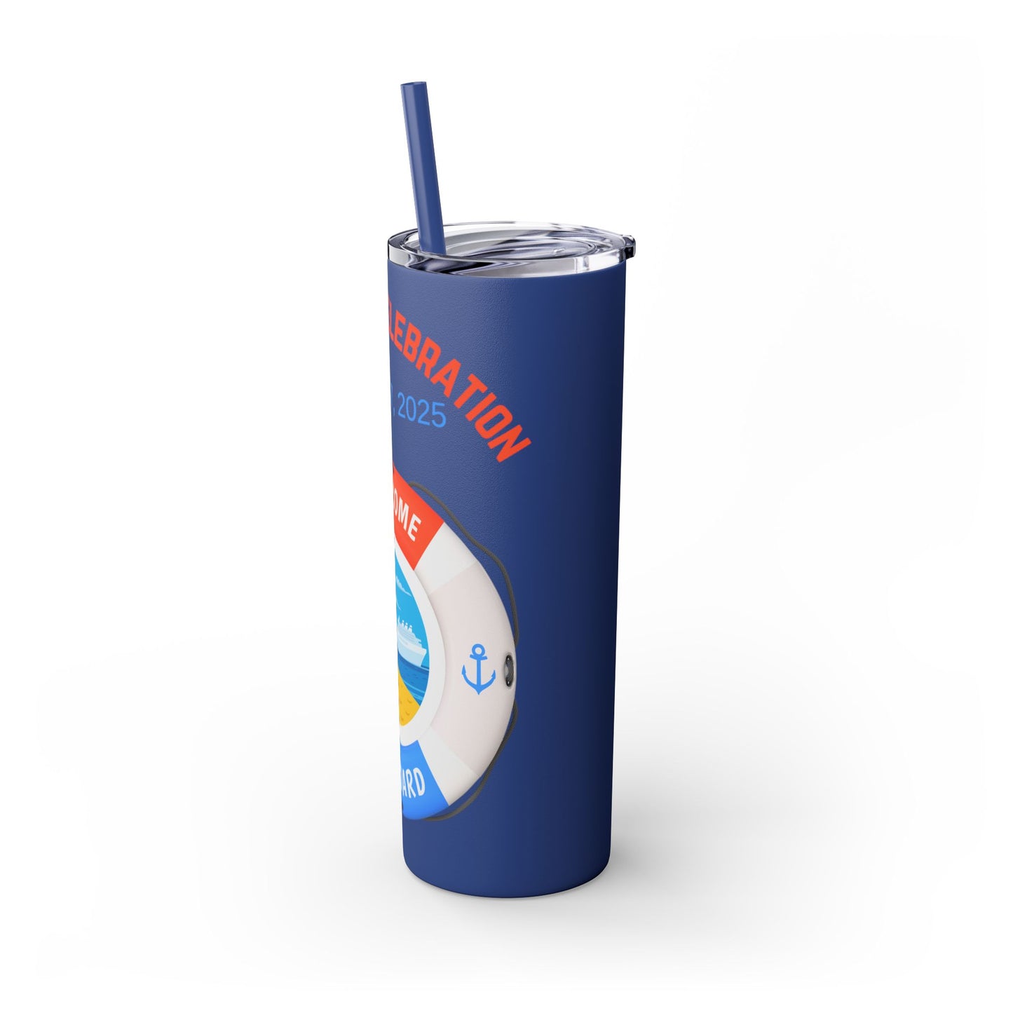 Personalized Tumbler with Straw - 20oz Cruise Theme