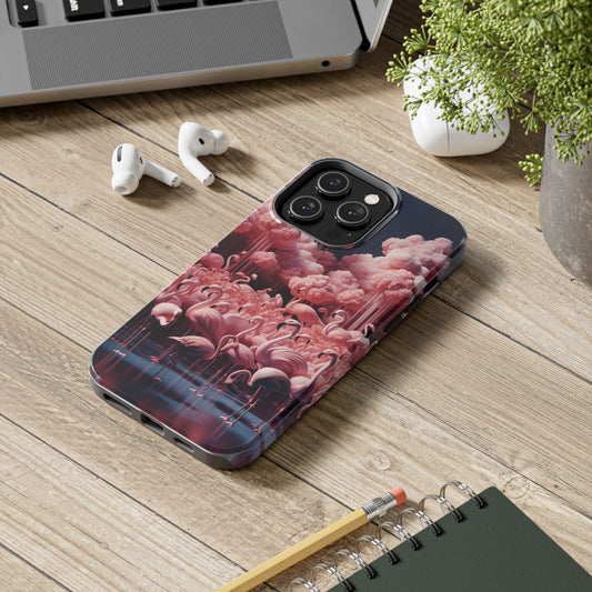 Phone Cases - Pretty Pink Flamingos Design